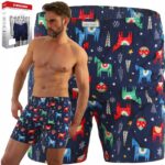 Luźne BOKSERKI męskie polskiej firmy SESTO SENSO Panther wzór numer 27